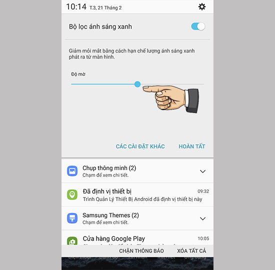 Tùy chỉnh mức độ